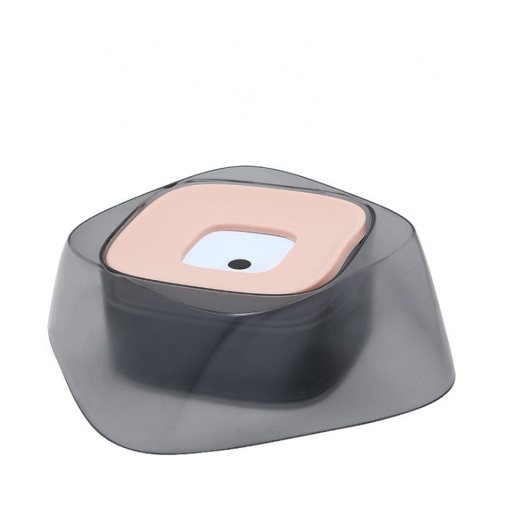Pet Dog Bowl Floating Not Wetting Mouth Cat , No Spill Drinking Water Feeder