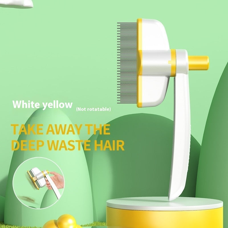 Self-Cleaning Pet Grooming Comb – Deshedding Brush for Cats & Dogs