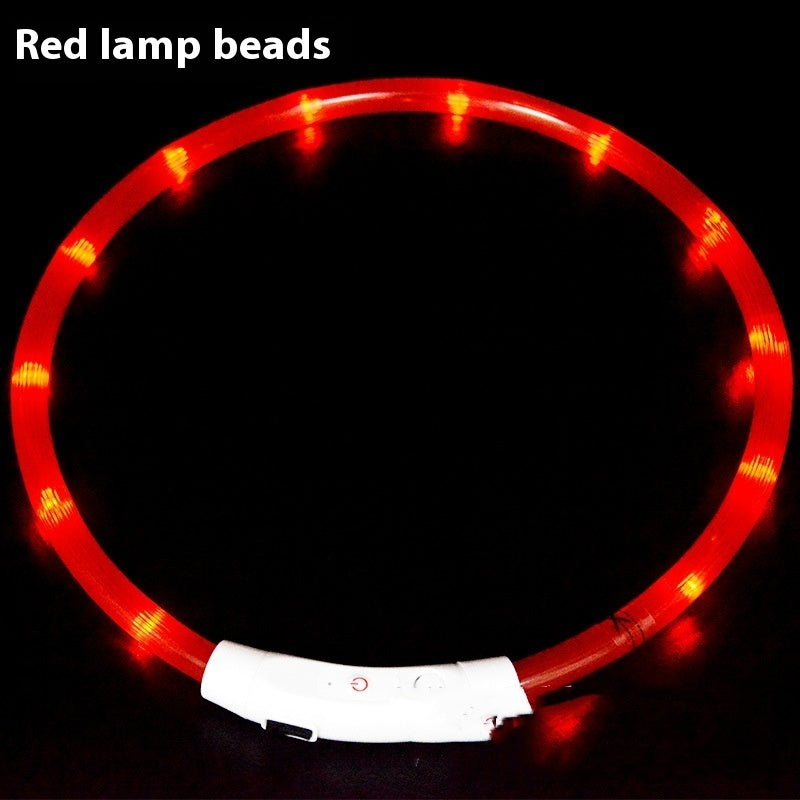 Glowing pet dog collars USB Charging LED