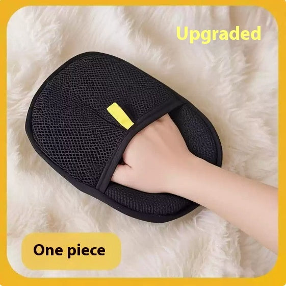 Pet Hair Remover Mitt Pet Hair Remover Gloves Deshedding Brush Glove For Cat Rabbit With Long Short Curly Hair