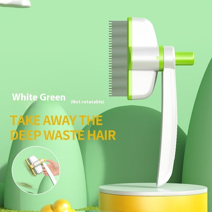 Self-Cleaning Pet Grooming Comb – Deshedding Brush for Cats & Dogs