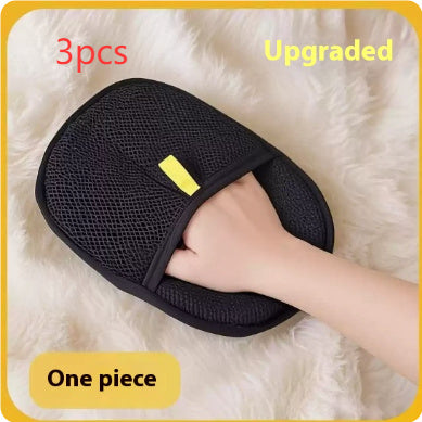 Pet Hair Remover Mitt Pet Hair Remover Gloves Deshedding Brush Glove For Cat Rabbit With Long Short Curly Hair