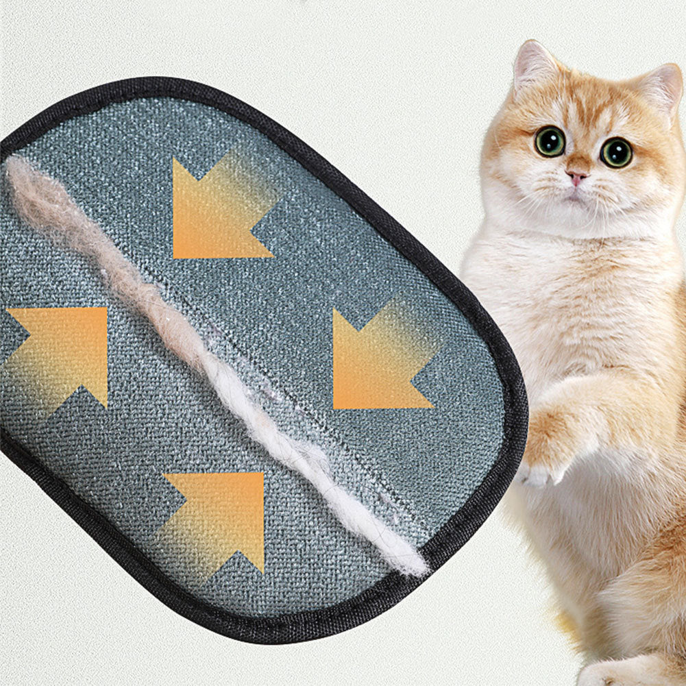 Pet Hair Remover Mitt Pet Hair Remover Gloves Deshedding Brush Glove For Cat Rabbit With Long Short Curly Hair