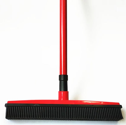 Pet Hair Remover Rubber Broom – Carpet & Floor Brush