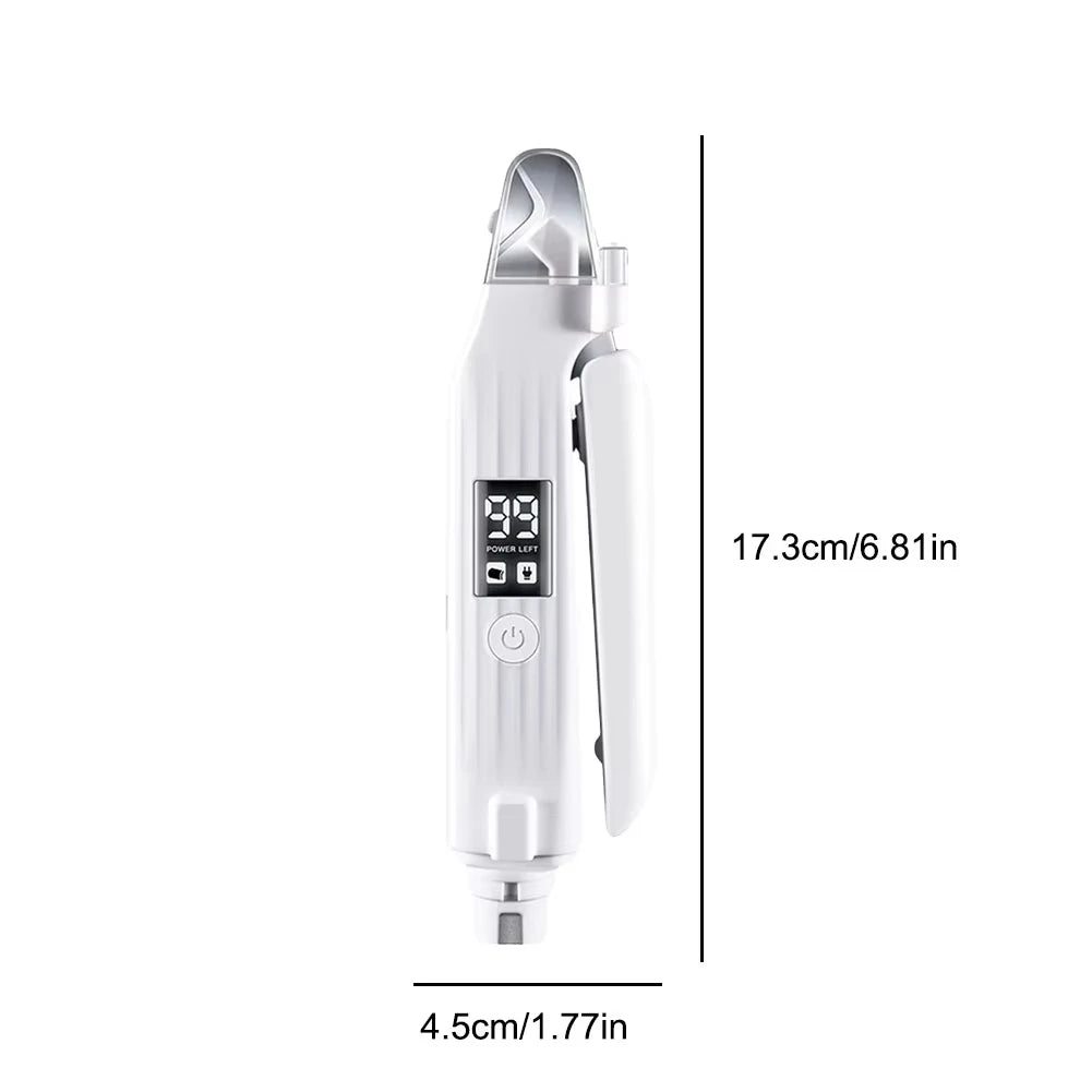2-in-1 Electric Pet Nail Trimmer & Grinder with LED Light