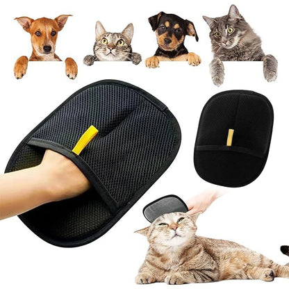 Pet Hair Remover Mitt Pet Hair Remover Gloves for Dog Cat Rabbit with Long/Short/Curly Hair