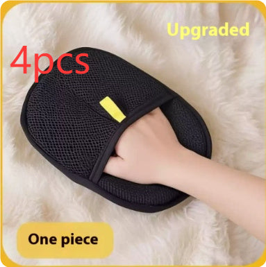 Pet Hair Remover Mitt Pet Hair Remover Gloves Deshedding Brush Glove For Cat Rabbit With Long Short Curly Hair