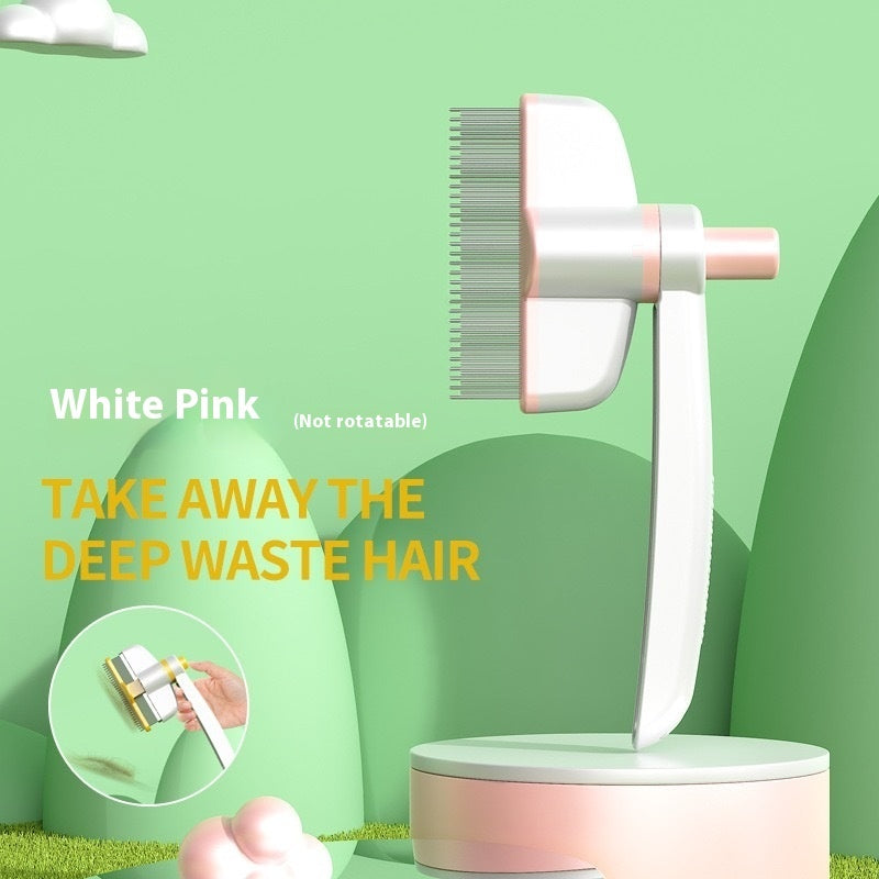 Self-Cleaning Pet Grooming Comb – Deshedding Brush for Cats & Dogs